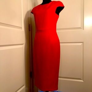 STUNNING ZARA Med red zip up sexy dress!